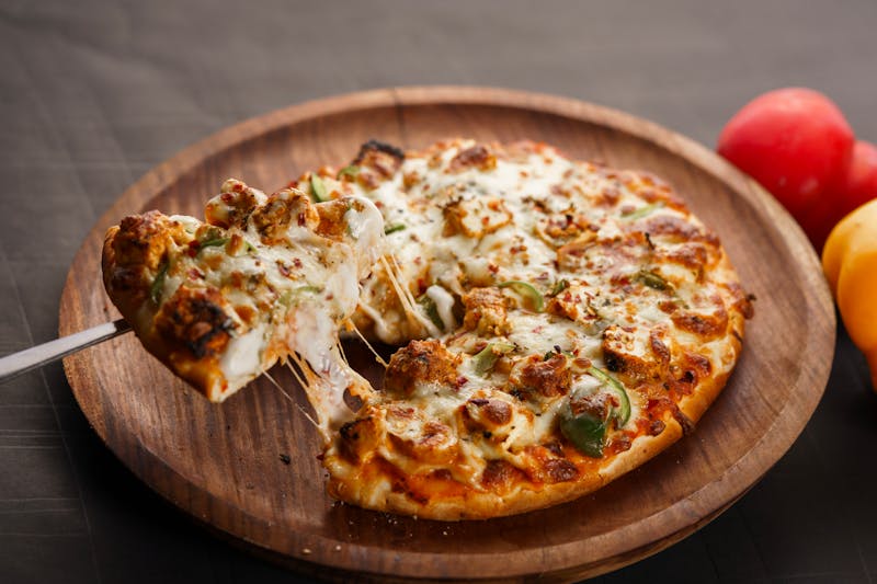 Pequod's Pizza catering spread for an event