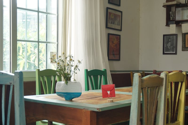 Catering setup at an event